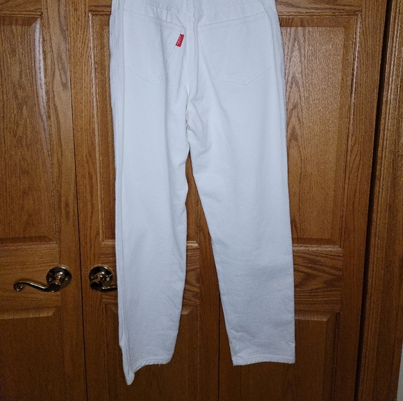 Vintage Monique Jeans White Emblished Size 9/10 - Picture 6 of 10